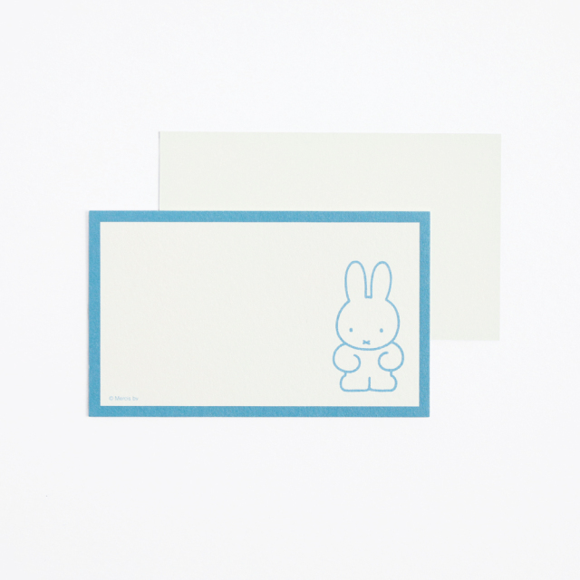 miffy ミニカードセット＜blue＞ BM-232 | デザインステーショナリーの