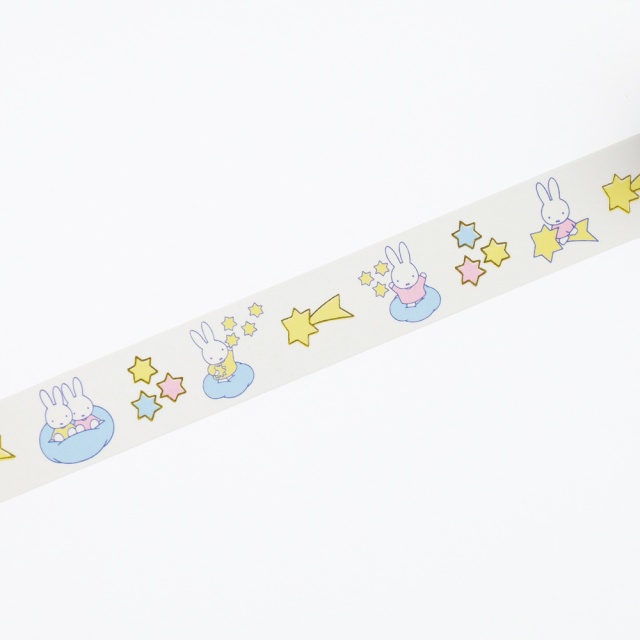 ★専用★ マスキングテープ　(A374) miffy 金箔クリアマスキングテープ <Queen> GMB-005 | デザイン