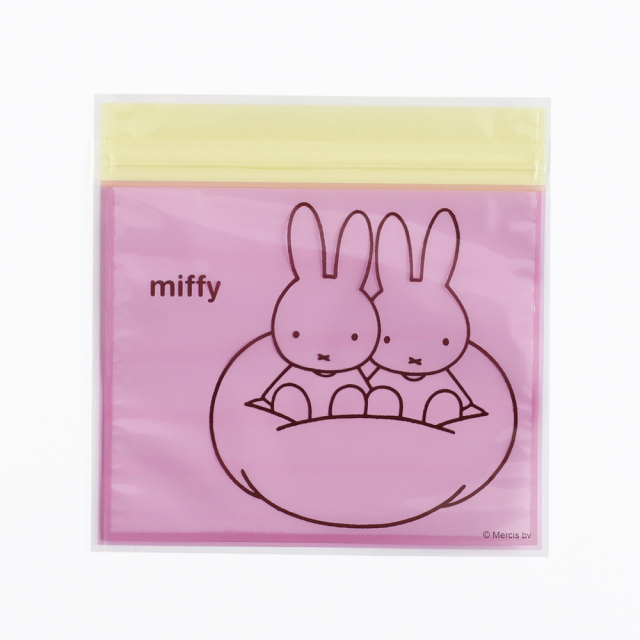 miffy ジッパーバッグ＜purple＞ BM-240