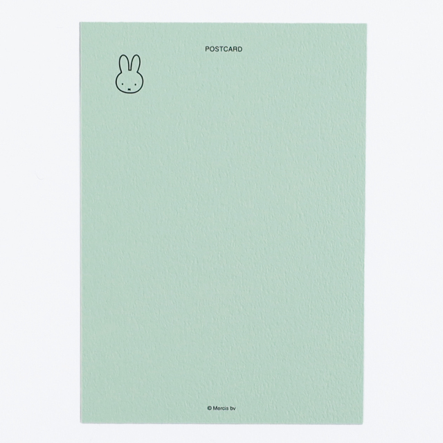 miffy ポストカード＜green＞ BM-246 | デザイン