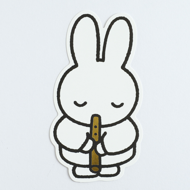 miffy ダイカットポストカード＜recorder＞ BM-255
