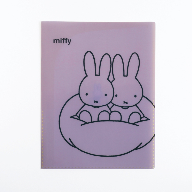 miffy A4クリアブックファイル<purple> BM-264