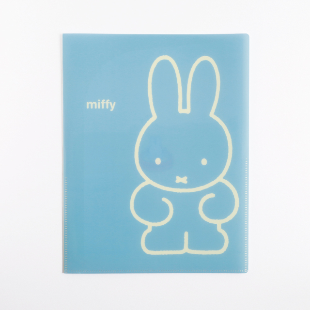 miffy A4ポケットクリアファイル<blue> BM-265 | デザイン
