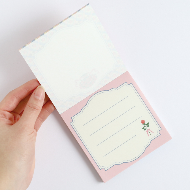 flor choose メモパッド・スクエア <バラ> FC-001 | デザイン