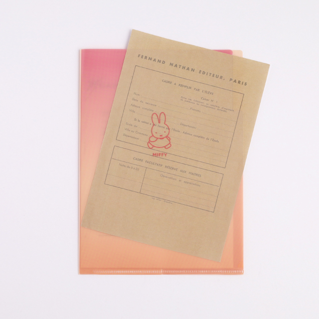 クリアファイル FMm クリアファイル｜5ポケットクリアホルダー＜A4＞ ダイカットナンバー柄