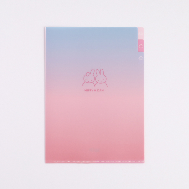 miffy A5ポケットクリアファイル <miffy&dan> BM-309