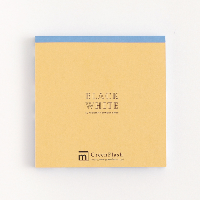 BLACK WHITE メモパッド・スクエア＜オバケ＞ MZ-089 | デザイン