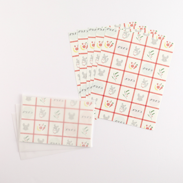 アニマル百貨店 レターセット<チンチラ> AD-012 | デザイン