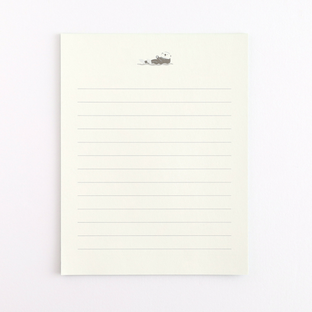 KIYATA ラッコ レタースタンド 未使用 アニマル百貨店 レターセット<ラッコ> AD-014 | デザイン