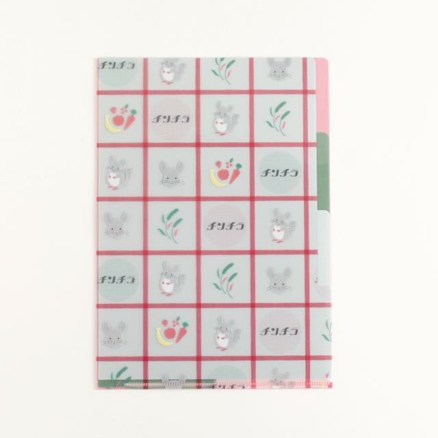 アニマル百貨店 A5ポケットクリアファイル<チンチラ> AD-028
