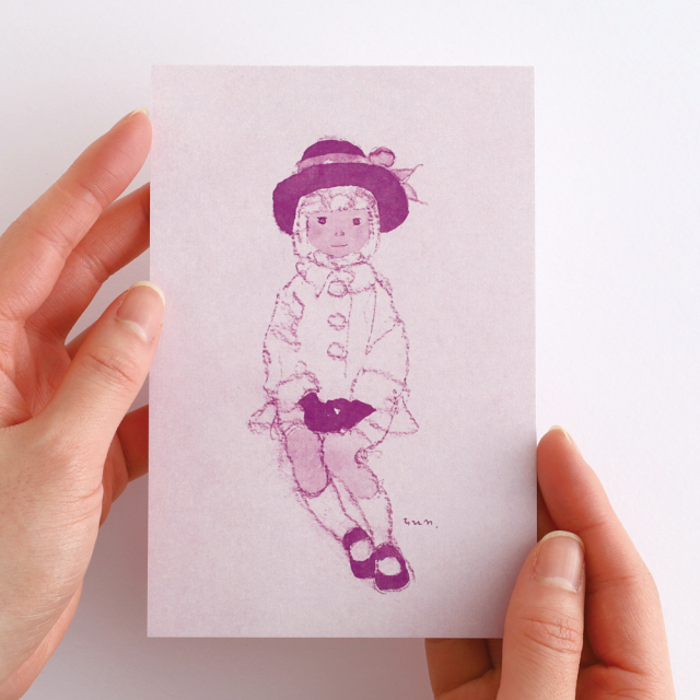 ◇進徹 「花帽子の少女」 油彩4号 真作保証◇ ◇進
