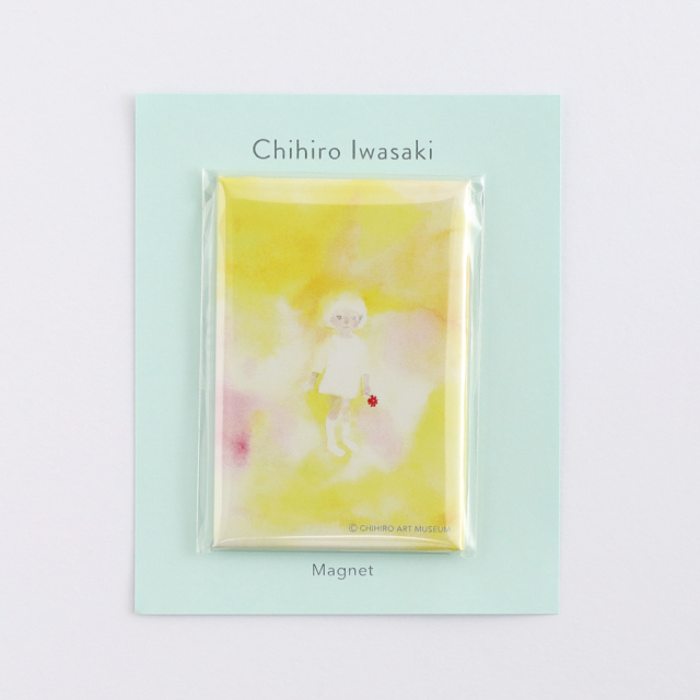 いわさきちひろ マグネット <赤い花を持つ少女> CH-041