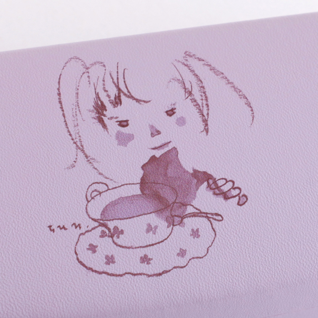 いわさきちひろ メガネケース <purple> CH-047 | デザイン