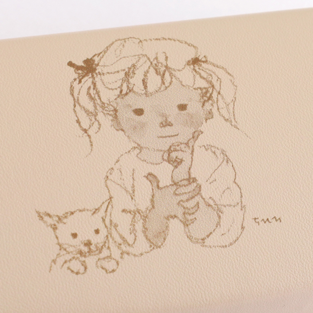 いわさきちひろ メガネケース <beige> CH-048 | デザイン