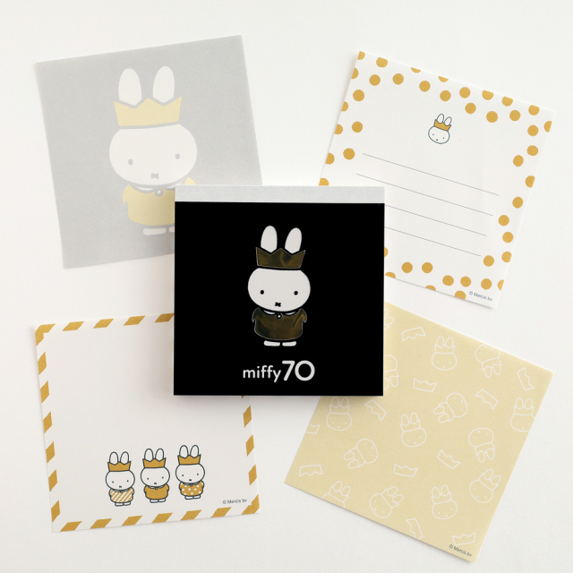 miffy メモパッド・スクエア<Black> GMB-001 | デザイン
