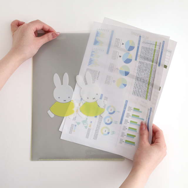 クリアファイル FMm miffy A4ポケットクリアファイル<friend> BM-353 | デザイン