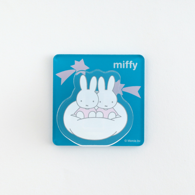 ウサハナ　クッション　メモスタンド miffy メモクリップスタンド<blue> BM-359 | デザインステーショナリー