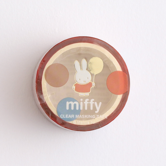 miffy 金箔クリアマスキングテープ<toy> BM-362
