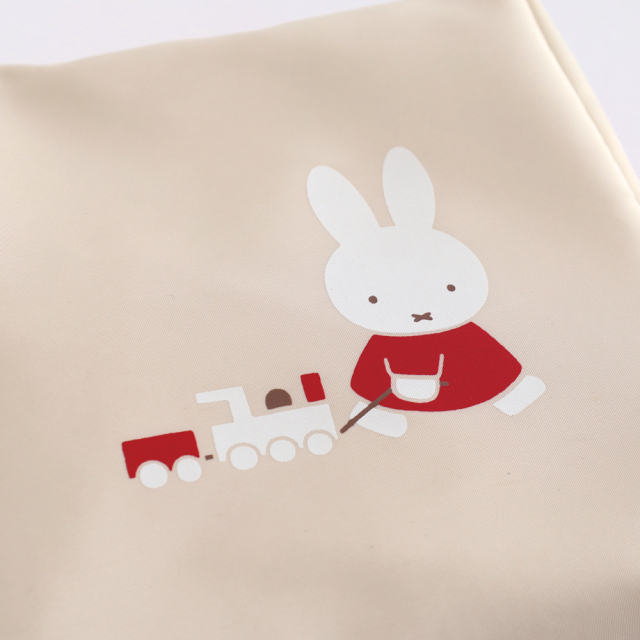 3つのお部屋の ポーチ ミシェル ミッフィー miffy 3ポケットポーチ ブラック ベーシックシリーズ