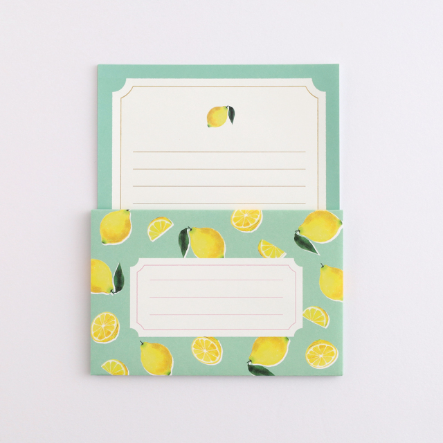 colorfruits レターセット<lemon> CS-008