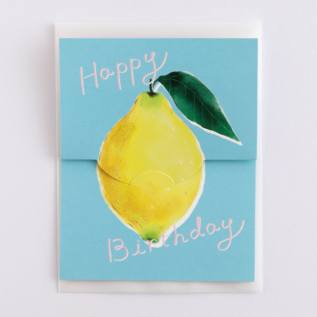 colorfruits バースデーカード<lemon> CS-010