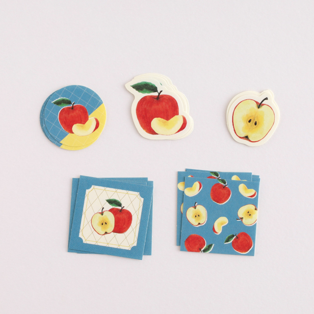 colorfruits フレークシール<apple> CS-013 | デザイン