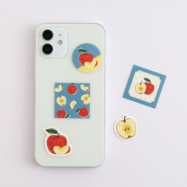 Appleのシール ミラーシール アップル ステッカーミラーの通販 by miu's shop｜ラクマ