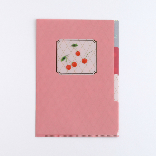 colorfruits A5ポケットクリアファイル<cherry> CS-015