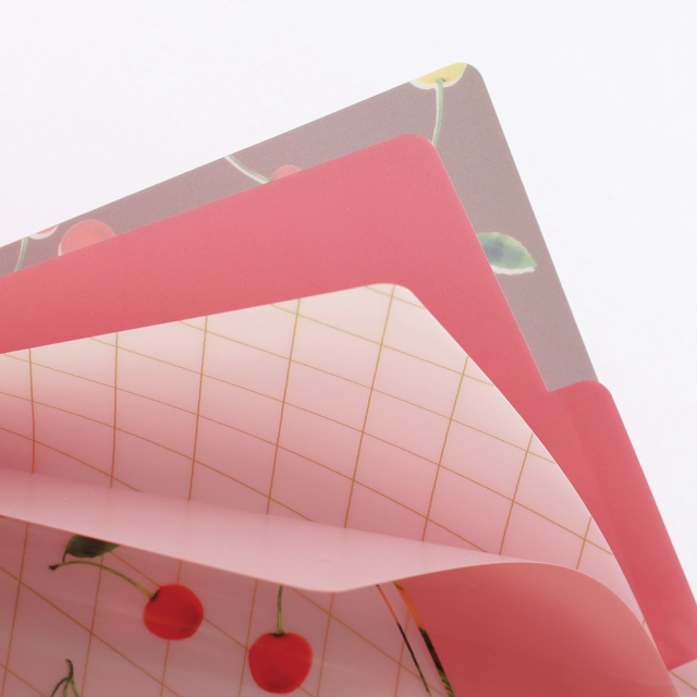 colorfruits A5ポケットクリアファイル<cherry> CS-015 | デザイン colorfruits A5ポケットクリアファイル<cherry> CS-015 | デザイン