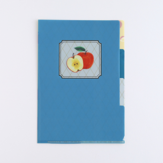 colorfruits A5ポケットクリアファイル<apple> CS-017
