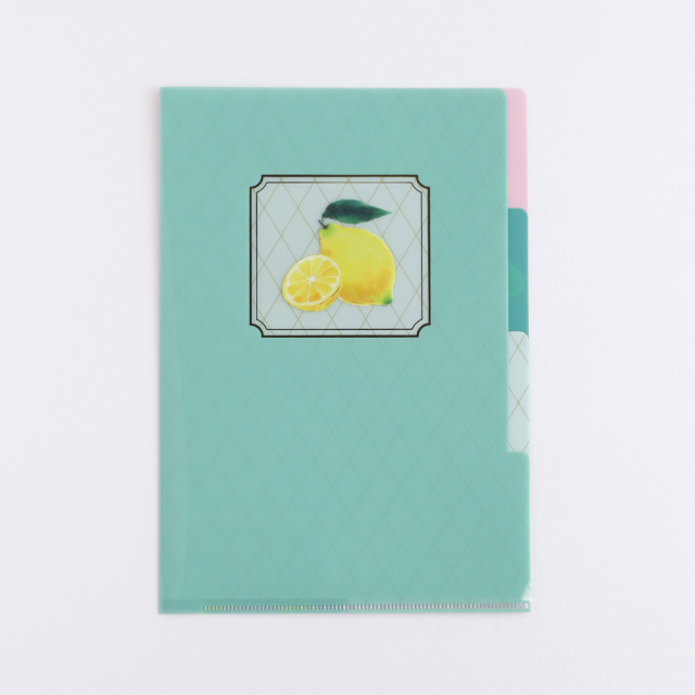 colorfruits A5ポケットクリアファイル<lemon> CS-018