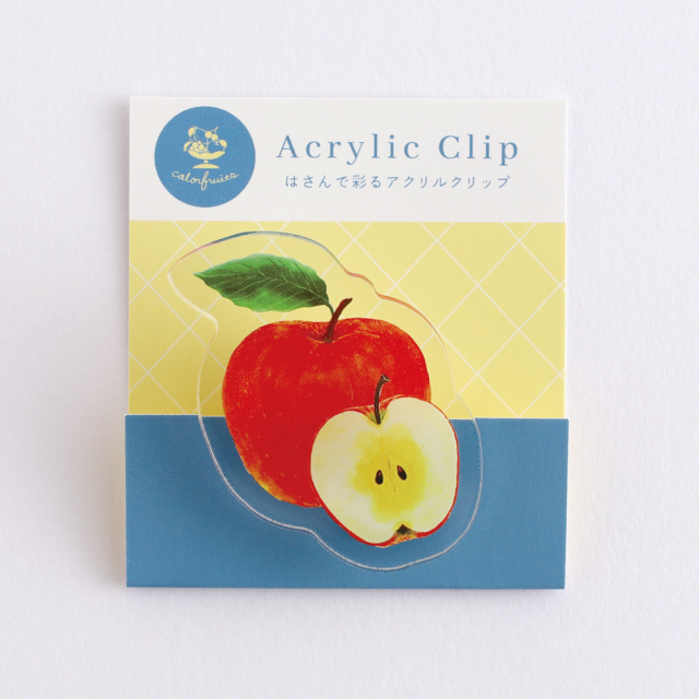 colorfruits アクリルクリップ<apple> CS-021