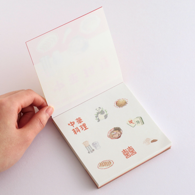 Pixelook メモパッド・スクエア<町中華> PL-004 | デザイン