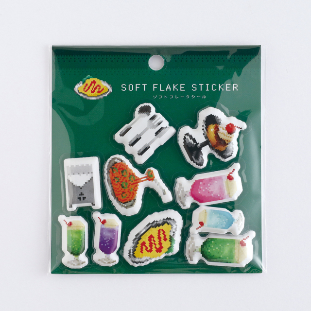 フレークシール ୨୧ *⑅❤︎·̩͙ ︎︎ FLAKE STICKERS フレークシールも完成しました 📬 パッケージも