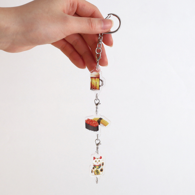 れをる 極彩色 アクリルキーホルダー れをる 極彩色 アクリルキーホルダー れをる 極彩色 アクリル