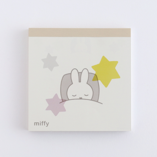 miffy メモパッド・スクエア<good night> BM-386 | デザイン