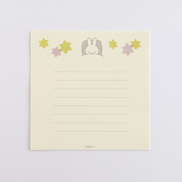miffy レターセット<good night> BM-394 | デザインステーショナリーの