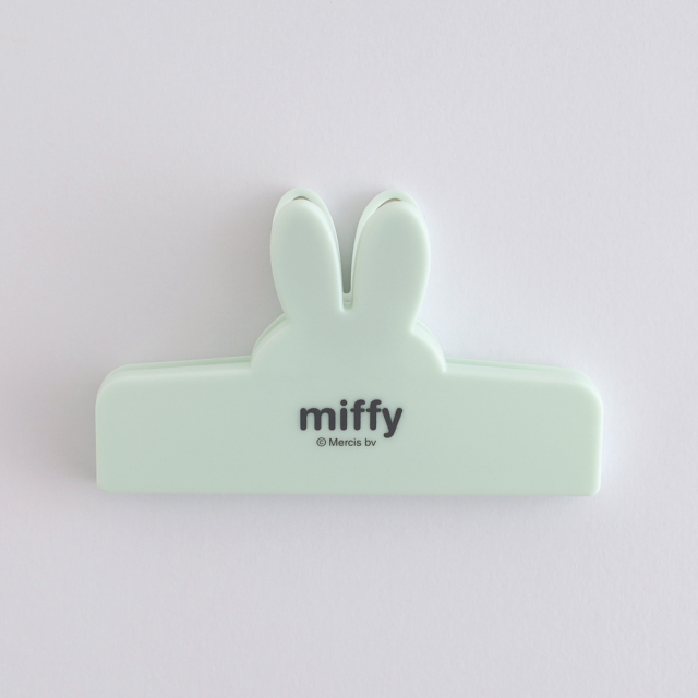 miffy フェイスクリップ<mint> BM-420 | デザインステーショナリーの