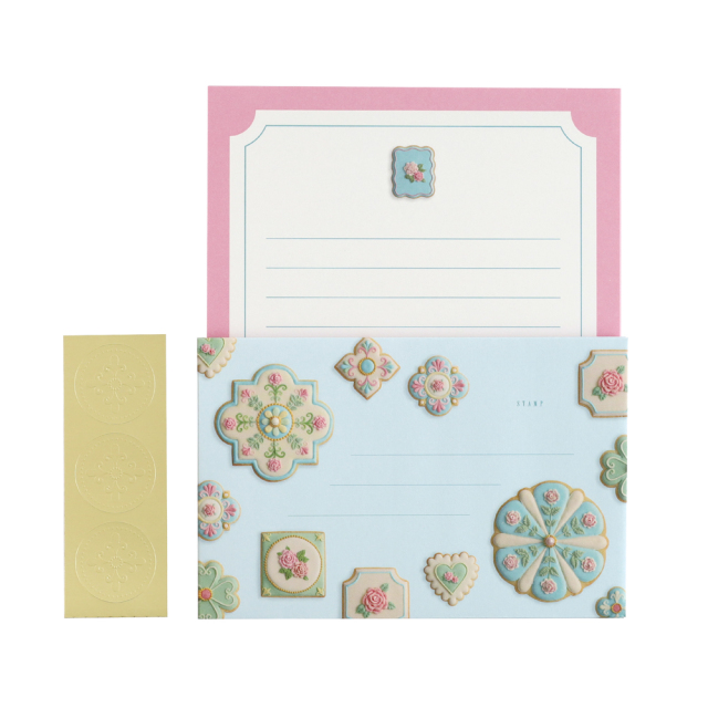 KUNIKA レターセット（blue） KG-007