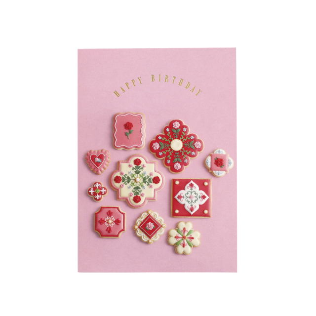 KUNIKA バースデーカード（red） KG-009 | デザインステーショナリーの