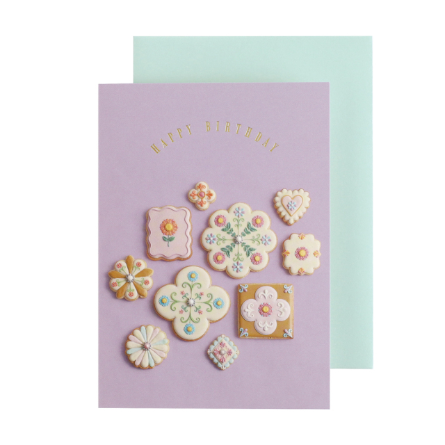 KUNIKA バースデーカード（purple） KG-010