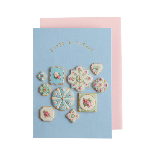 KUNIKA バースデーカード（blue） KG-011