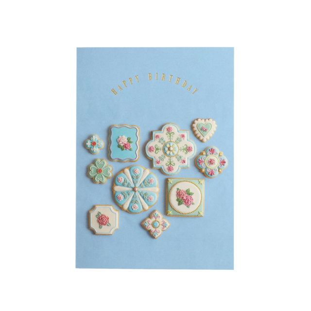 KUNIKA バースデーカード（blue） KG-011 | デザインステーショナリー