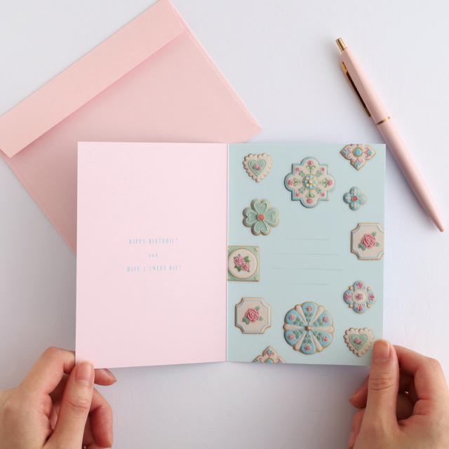 KUNIKA バースデーカード（blue） KG-011 | デザインステーショナリー