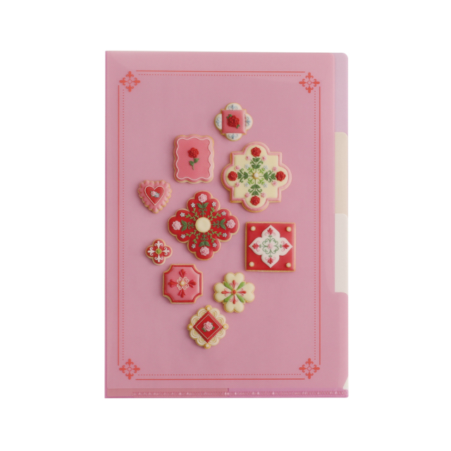 KUNIKA A5ポケットクリアファイル（red） KG-013