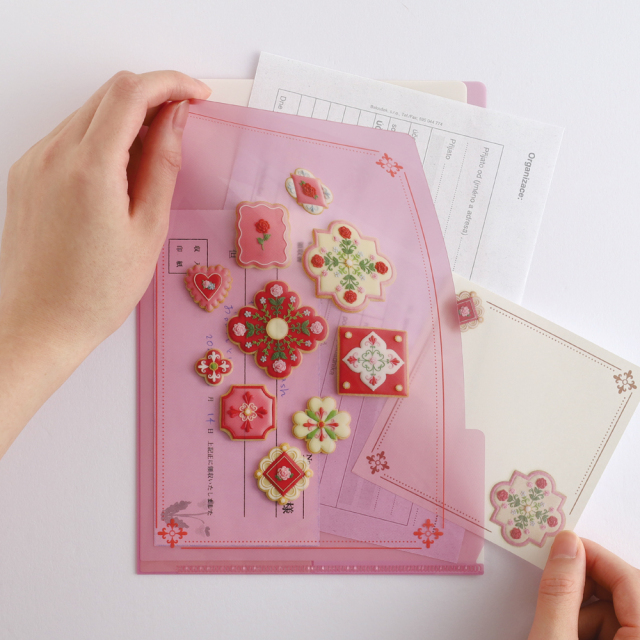 KUNIKA A5ポケットクリアファイル（red） KG-013 | デザイン