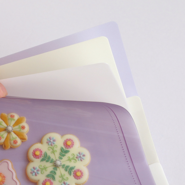 KUNIKA A5ポケットクリアファイル（purple） KG-014 | デザイン