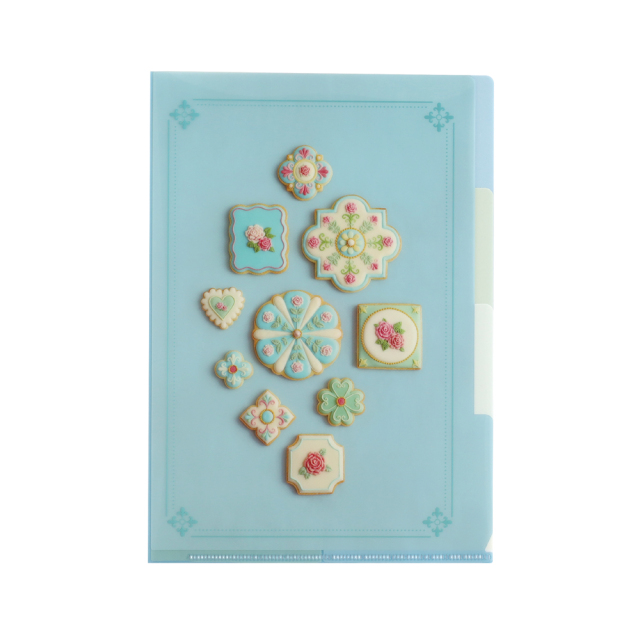 KUNIKA A5ポケットクリアファイル（blue） KG-015