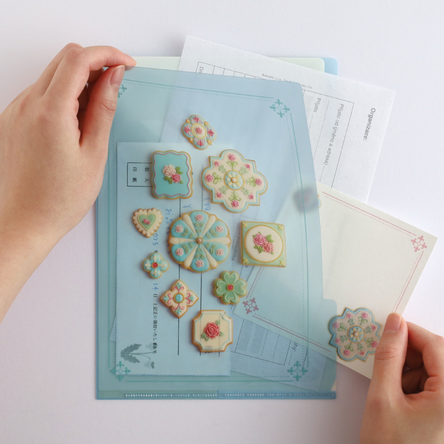 KUNIKA A5ポケットクリアファイル（blue） KG-015 | デザイン