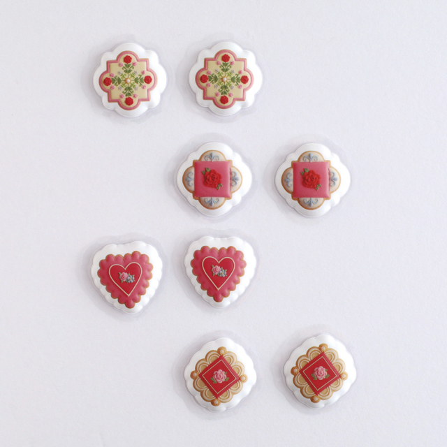 KUNIKA 箱入りソフトフレークシール（red） KG-017 | デザイン